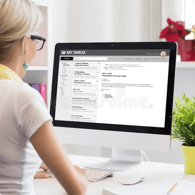 Email dashboard preview